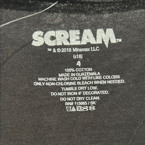 Torrid x Scream Scary Movie Black short sleeve Graphic Tee 4X new w tag - Picture 3 of 5